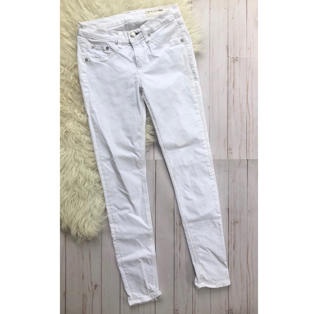 Rag and Bone white skinny jeans - Picture 2 of 9